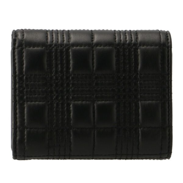 8049280 2 BURBERRY Tri fold Wallet Lola Quilted Black