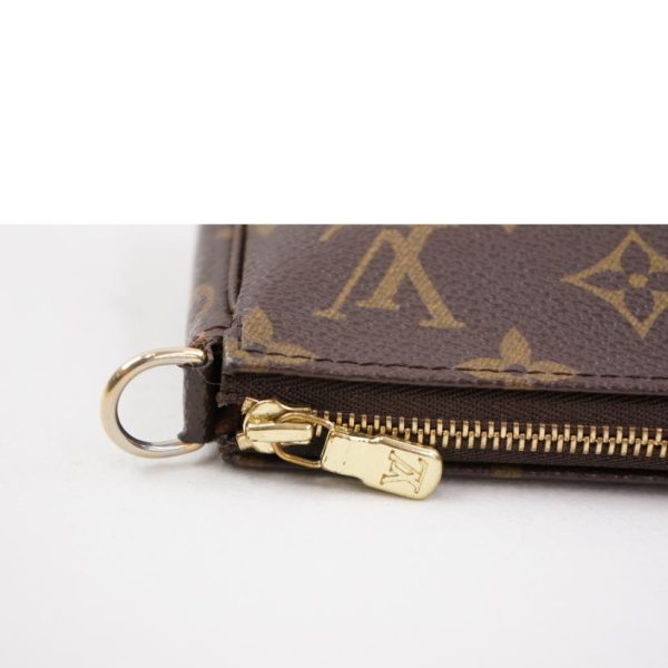 80498 7 Louis Vuitton Pochette Accessoire Monogram Clutch Bag Brown