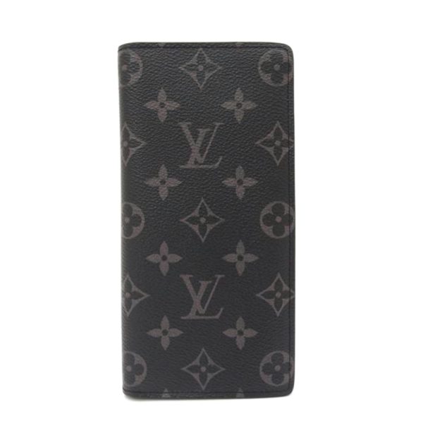 80505 1 Louis Vuitton Brazza Wallet Monogram Eclipse