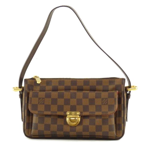 80505 1 Louis Vuitton Ravello GM Damier Ebene Handbag Brown