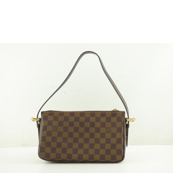 80505 2 Louis Vuitton Ravello GM Damier Ebene Handbag Brown