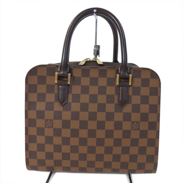 80514 1 Louis Vuitton Triana Bag Damier Ebene Brown