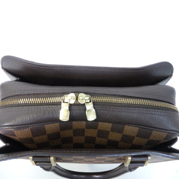 80514 7 Louis Vuitton Triana Bag Damier Ebene Brown