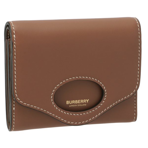 8052450 BURBERRY Compact Wallet TB Mini Brown