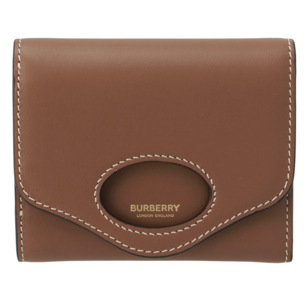 8052450 1 BURBERRY Compact Wallet TB Mini Brown