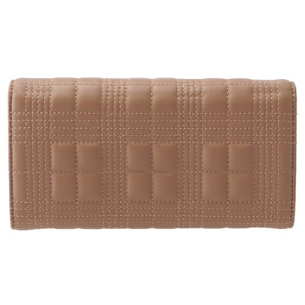 8054377 2 BURBERRY Long Wallet Quilted Lambskin Beige