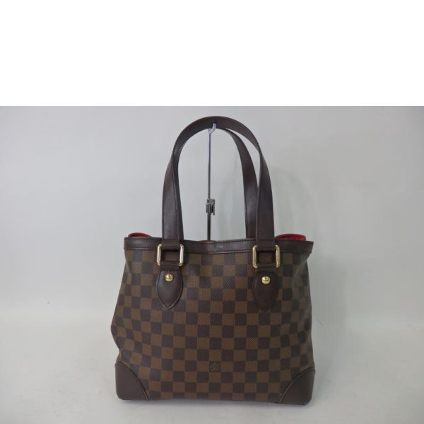 80545 2 Louis Vuitton Hampstead PM Damier Ebene Tote Bag Brown