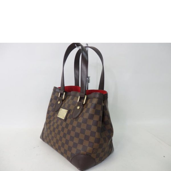 80545 3 Louis Vuitton Hampstead PM Damier Ebene Tote Bag Brown