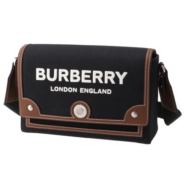 8055748 1 BURBERRY Crossbody Bag Notebook Logo Black