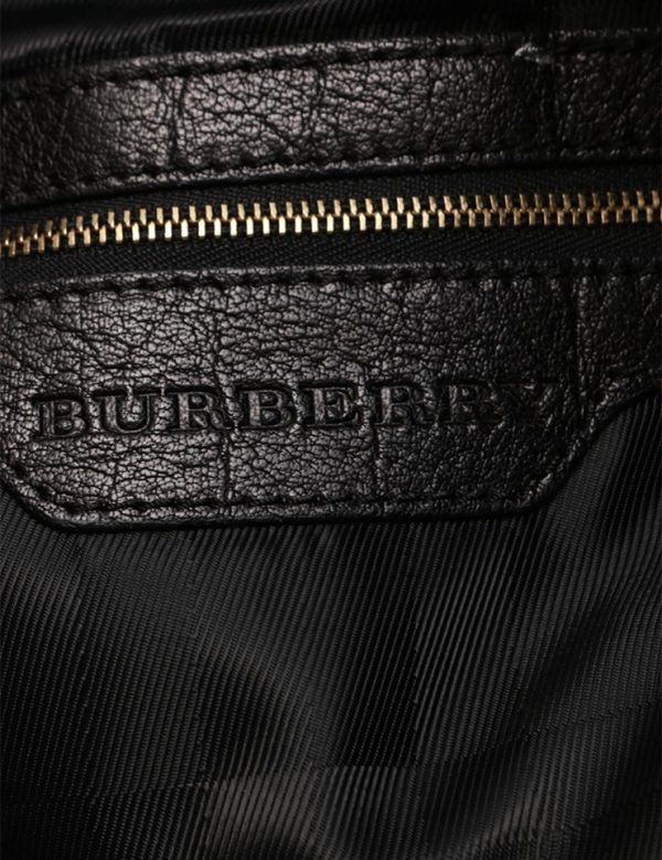 806033002036 6 Burberry Leather Handbag Black