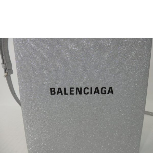 80613 8 Balenciaga Phone Folder Shoulder Bag Black