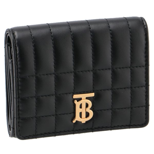 8062372 BURBERRY Tri fold Wallet Lola Quilted Black