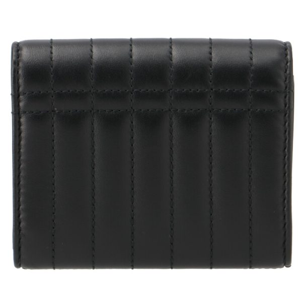 8062372 2 BURBERRY Tri fold Wallet Lola Quilted Black