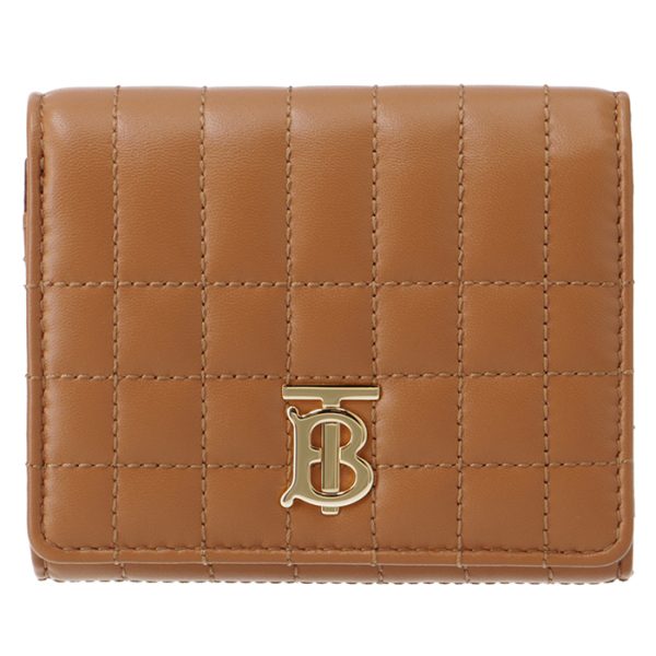 8062376 1 BURBERRY Tri fold Wallet Quilted Laura Brown