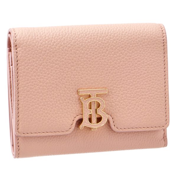 8062383 BURBERRY Tri fold Wallet TB Pink