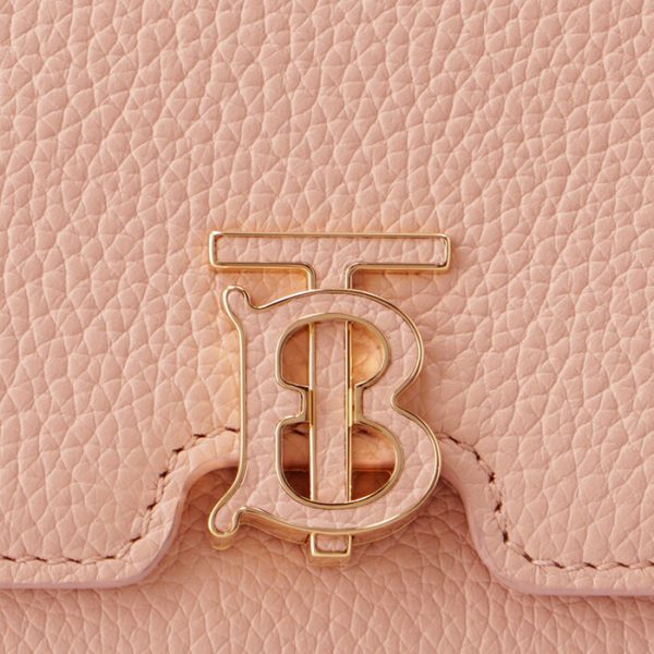 8062383 3 BURBERRY Tri fold Wallet TB Pink