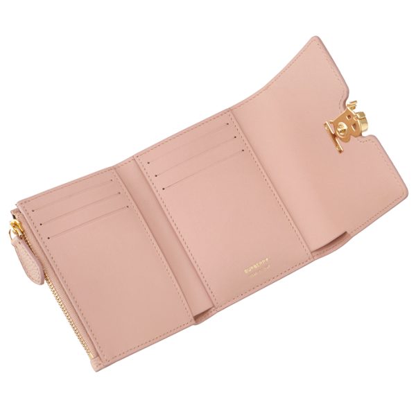 8062383 4 BURBERRY Tri fold Wallet TB Pink