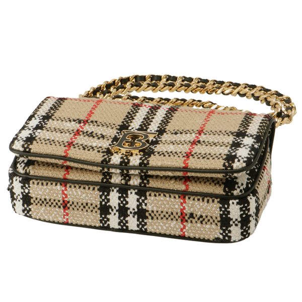 8063083 3 BURBERRY Chain Bag Lola Boucle Beige