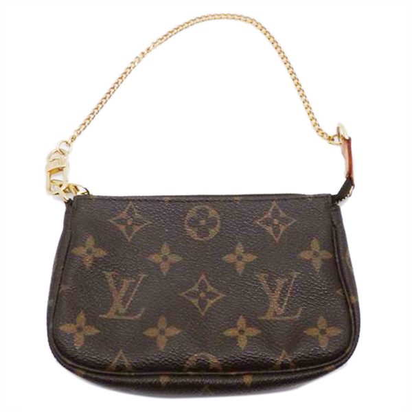 80650 1 Louis Vuitton Mini Pochette Accessory Bag Brown