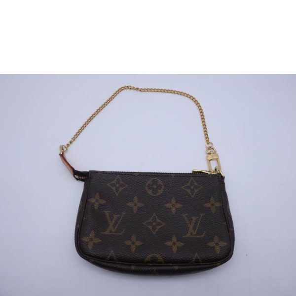 80650 2 Louis Vuitton Mini Pochette Accessory Bag Brown