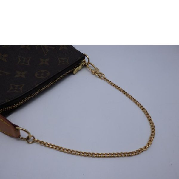 80650 4 Louis Vuitton Mini Pochette Accessory Bag Brown