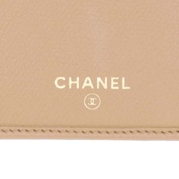 80657 3 Chanel Coco Button W Hook Long Wallet