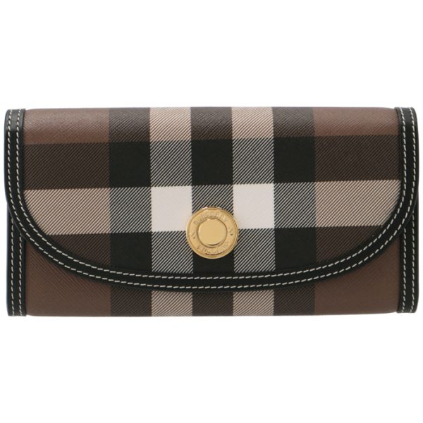 8072668 1 BURBERRY Long Wallet Bifold Check Long Flap Bifold