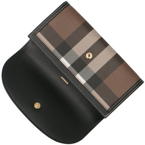 8072668 4 BURBERRY Long Wallet Bifold Check Long Flap Bifold