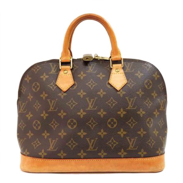 80770 1 Louis Vuitton Alma Monogram Handbag Brown