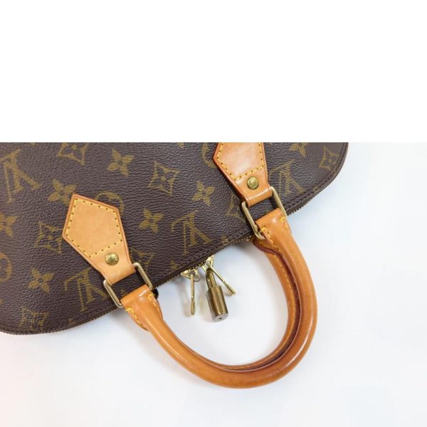 80770 4 Louis Vuitton Alma Monogram Handbag Brown