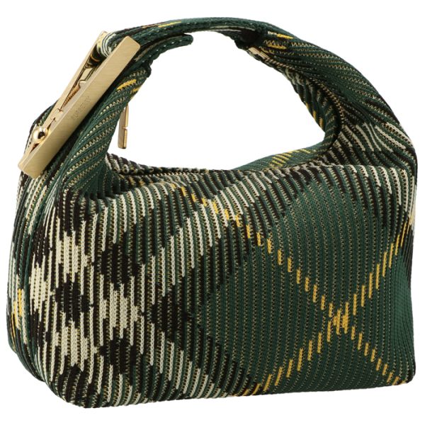 8082042 BURBERRY Hobo Bag Mini Peg Burberry Check Duffle Bag Handbag