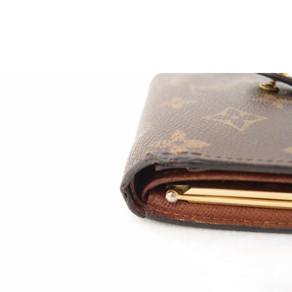 80847 6 Louis Vuitton Portomone Vieviernova Monogram Wallet Brown