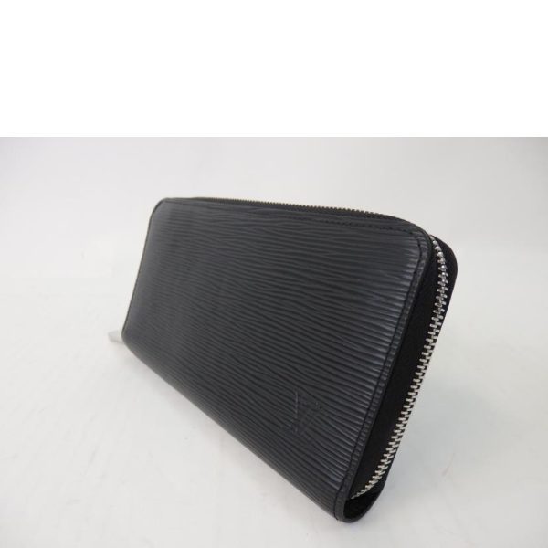 80941 3 Louis Vuitton Zippy Wallet Epi Noir Black