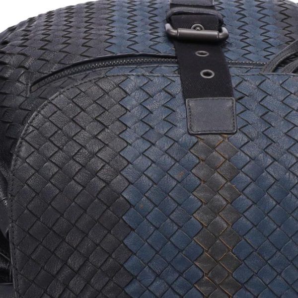 80999 8 Bottega Veneta Intrecciato Club Fumé Backpack Black