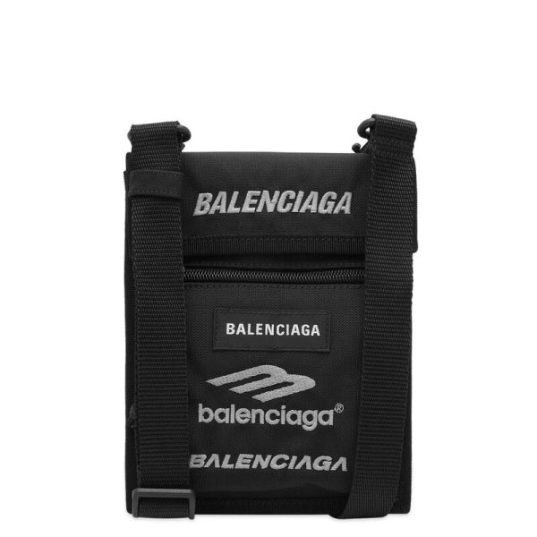 81 3833839 black Balenciaga Sport Explorer Cross Body Bag Black