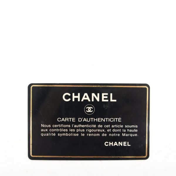 81010 8 Chanel Caviar Skin Circle Vanity Bag Black