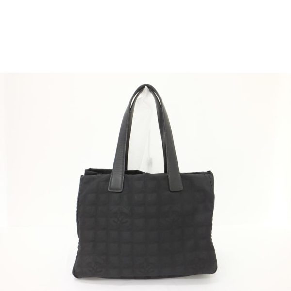 81065 2 Chanel New Travel Line Tote MM Black