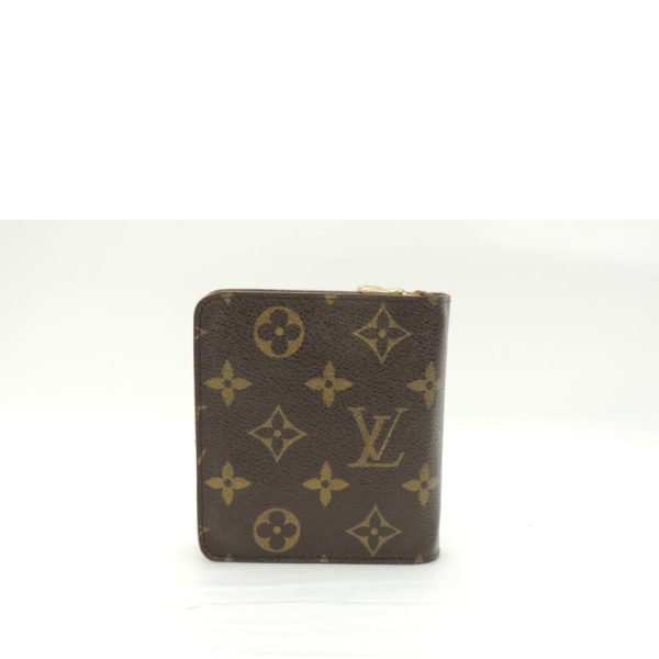 81080 2 Louis Vuitton Compact Zip Monogram Wallet Brown