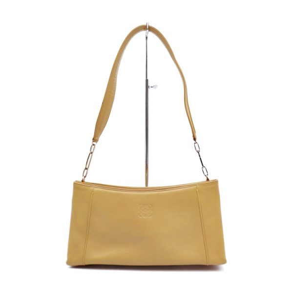 811123002158 1 Loewe Leather Shoulder Bag Mustard