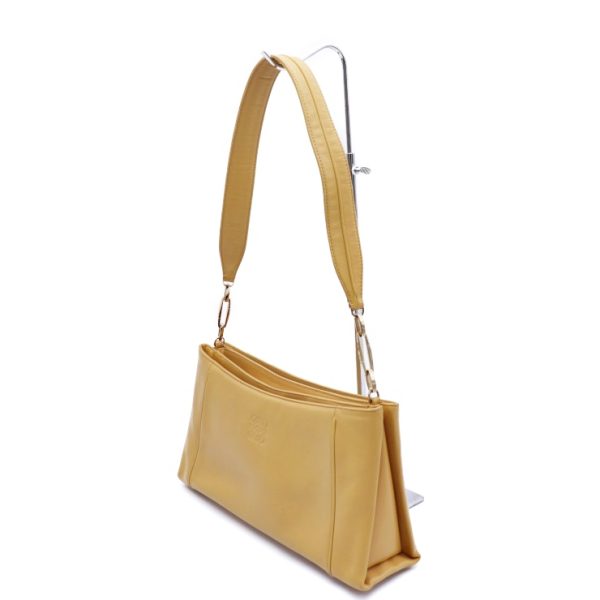 811123002158 2 Loewe Leather Shoulder Bag Mustard