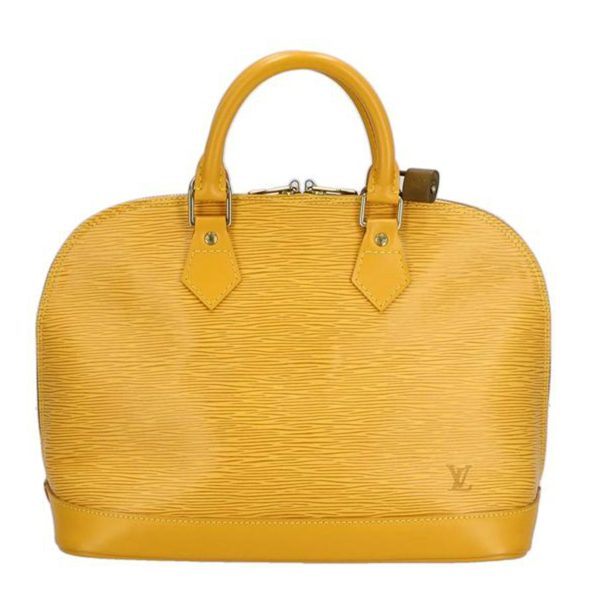 81126 1 Louis Vuitton Alma Epi Handbag Tassili Yellow