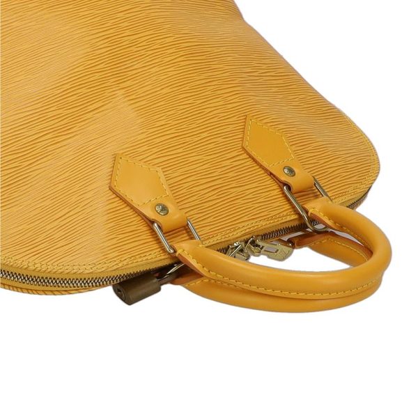 81126 4 Louis Vuitton Alma Epi Handbag Tassili Yellow