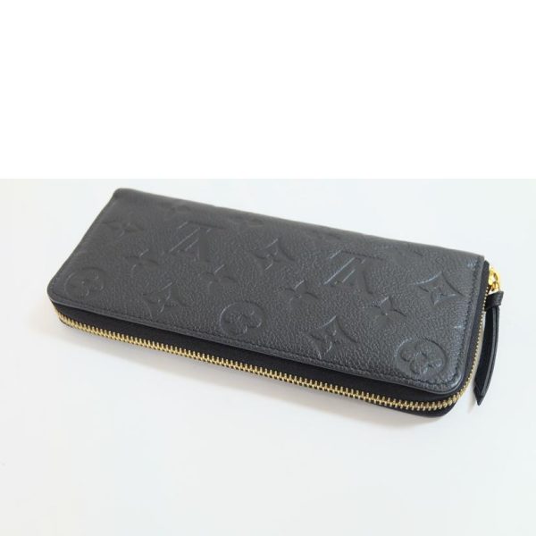 81135 3 Louis Vuitton Portefeuil Clemence Monogram Wallet Empreinte