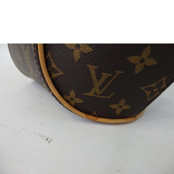 81177 8 Louis Vuitton Ellipse PM Monogram Handbag Brown