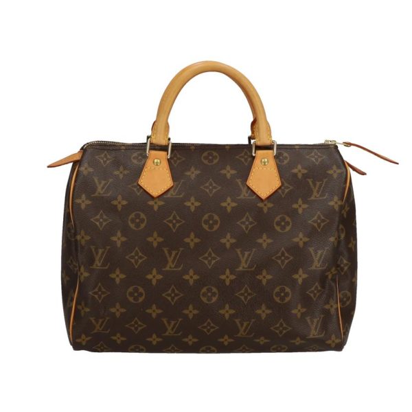 81190 1 Louis Vuitton Speedy 30 Handbag Monogram Brown