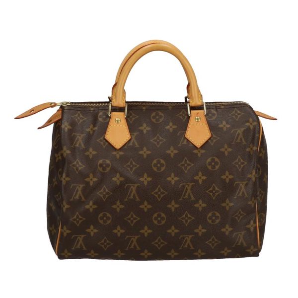 81190 2 Louis Vuitton Speedy 30 Handbag Monogram Brown