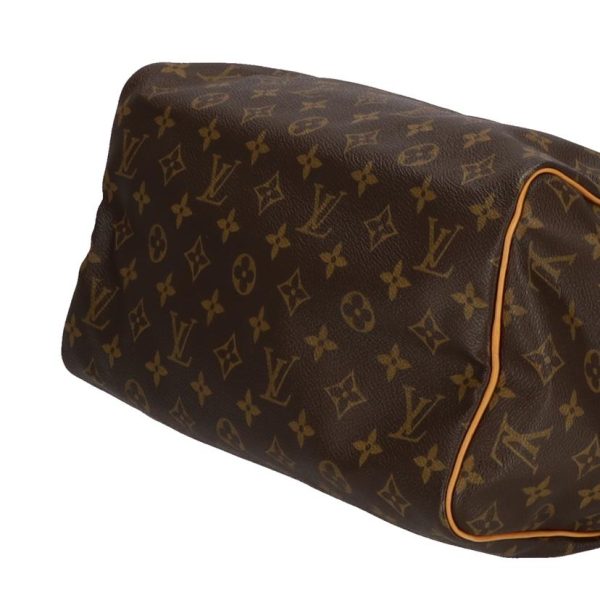 81190 3 Louis Vuitton Speedy 30 Handbag Monogram Brown