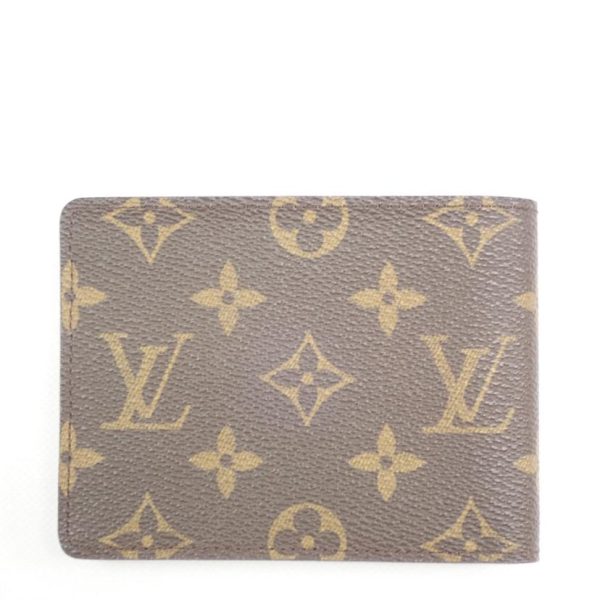 81201 2 Louis Vuitton Portefeuil Multiple Monogram Wallet Brown