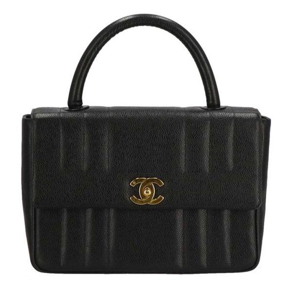 81249 1 Chanel Mademoiselle Cocomark Handbag Black