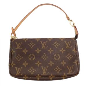 81294 1 Louis Vuitton Spontini Monogram Handbag Brown